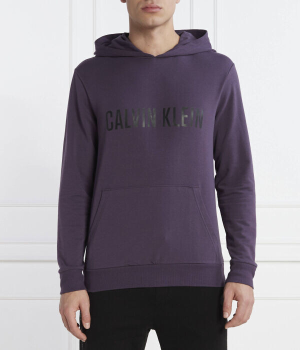 

Толстовка мужская Calvin Klein Underwear с надписью на груди, фиолетовый