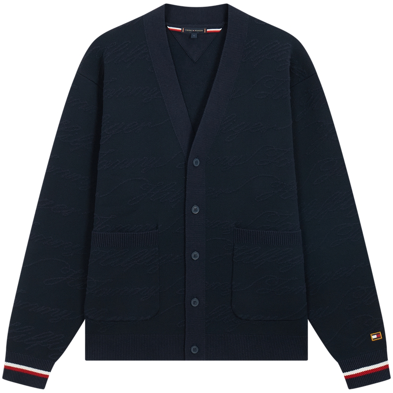 Новогодний свитер для мужчин Tommy Hilfiger, красный xmp — фото 3