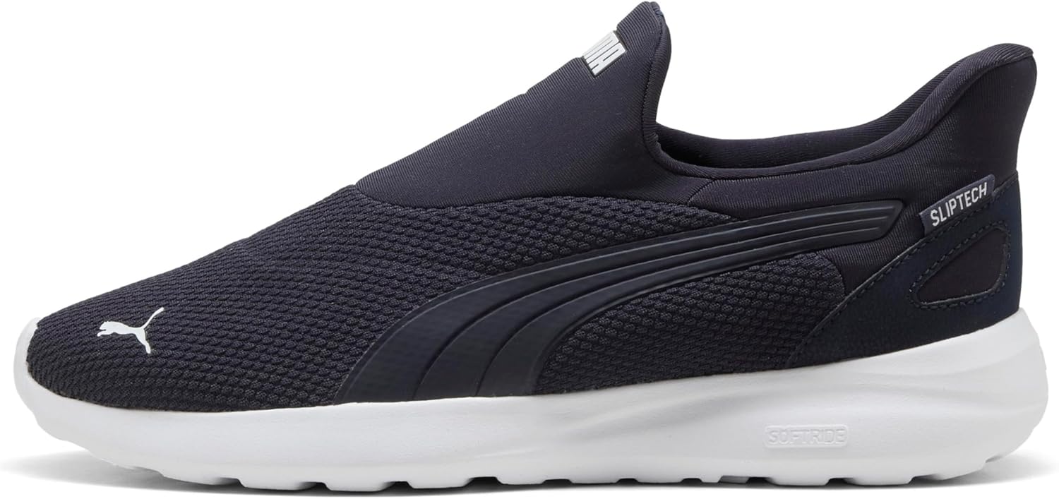 Мужские кроссовки PUMA, белый/синий/темно-синий — фото 3