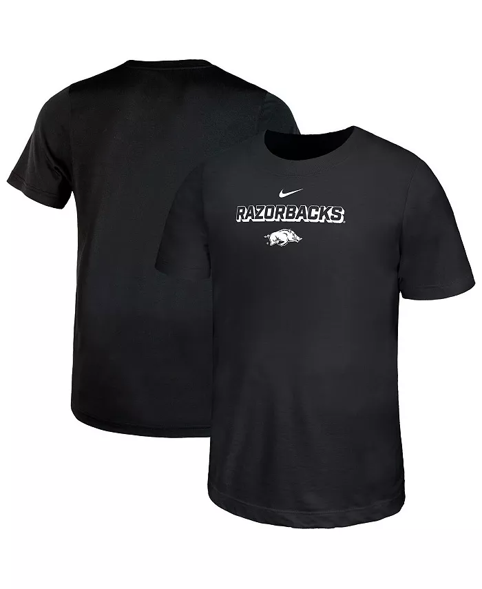 

Черная футболка Arkansas Razorbacks Legend Performance для больших мальчиков и девочек Nike