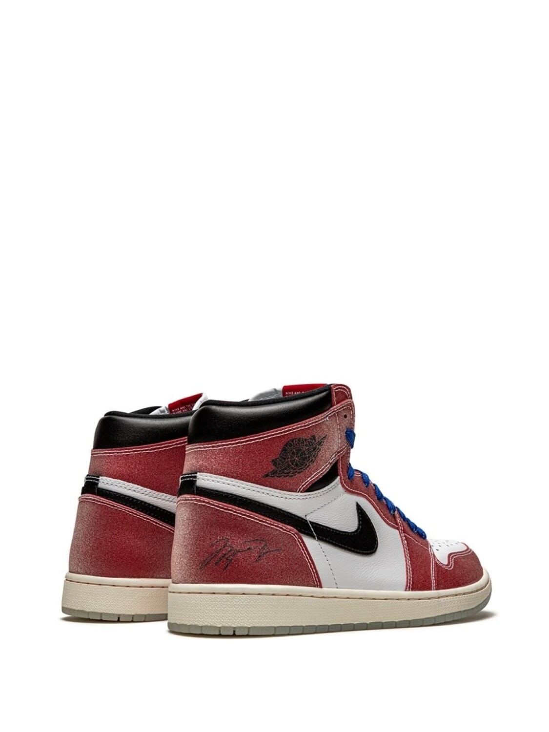 Кроссовки Air 1 Retro High OG Jordan, красный — фото 3