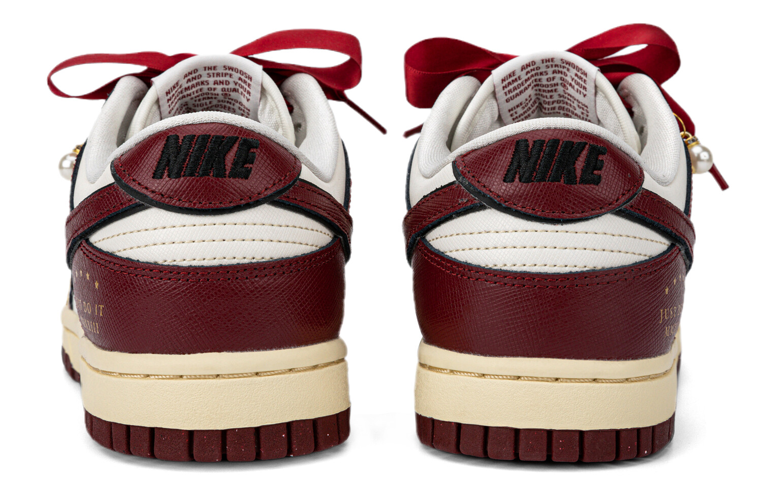 

Кроссовки Nike Dunk Skateboard Shoes Unisex Low-Top White Red