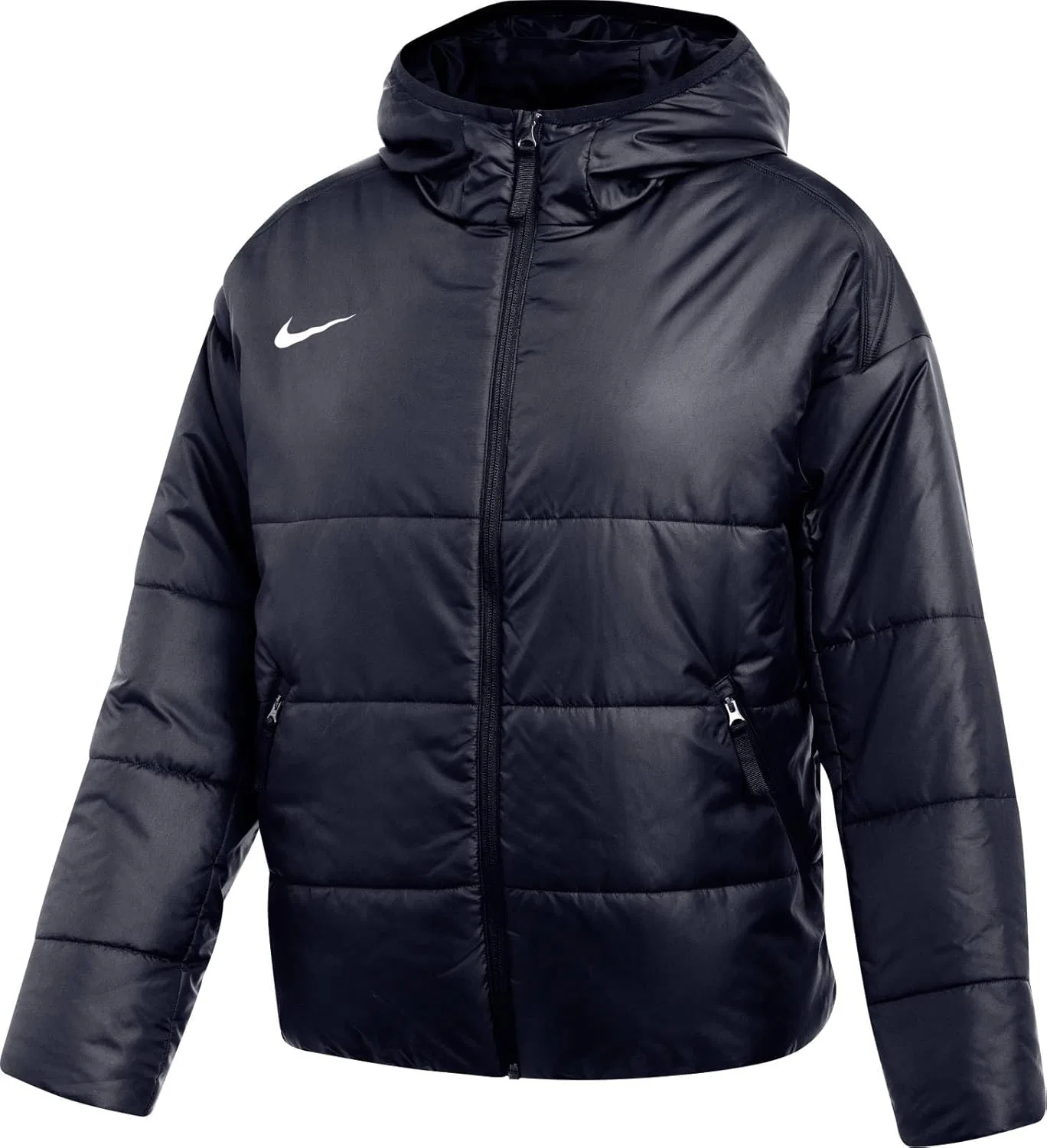 Женская куртка с капюшоном Nike, ночной синий/белый