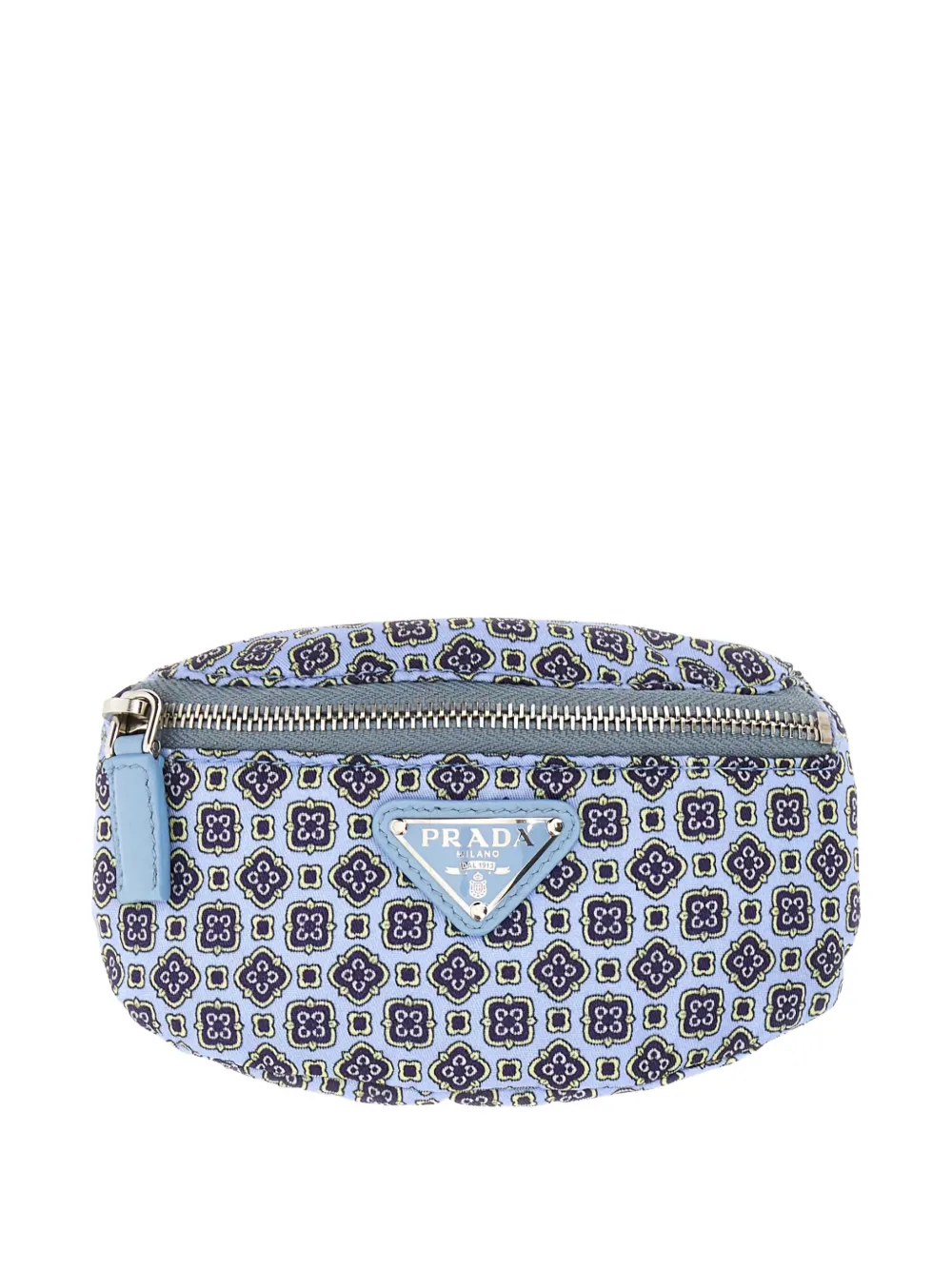 

Кошелек с напечатанным логотипом Prada, синий