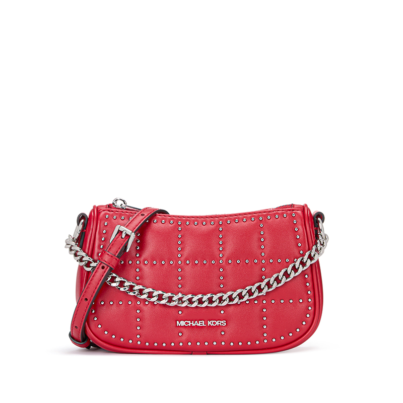 

MICHAEL KORS Кармела искусственная кожа женская красная сумка через плечо седельная