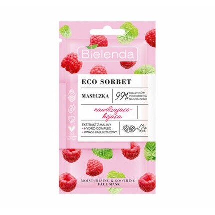 

Маска для лица Eco Sorbet Малина 8G, Bielenda