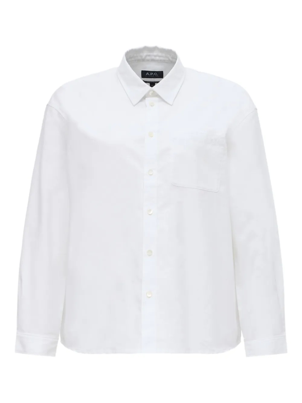 

A.P.C. рубашка на пуговицах, белый