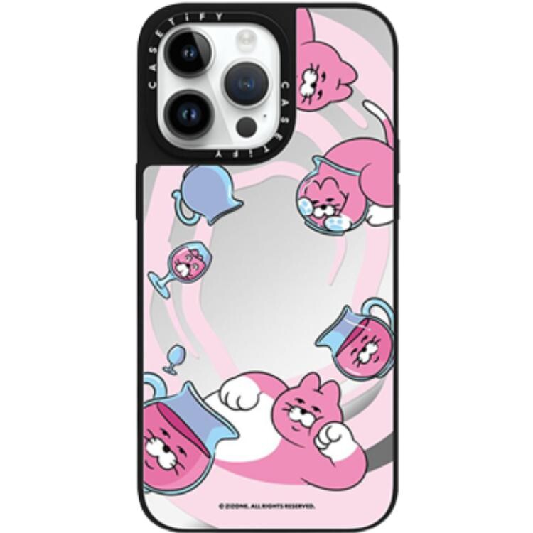 

CASETIFY Чехол для телефона, Mirrored black frame (MagSafe)