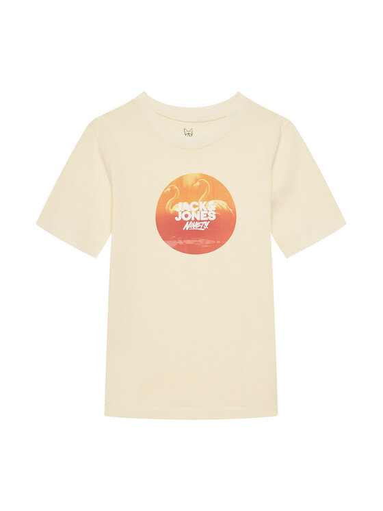 

Футболка обычного кроя Varenna 12278349 Jack&Jones Junior, экрю