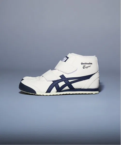 Детские кроссовки Onitsuka Tiger MEXICO Mid Runner KIDS бежевые