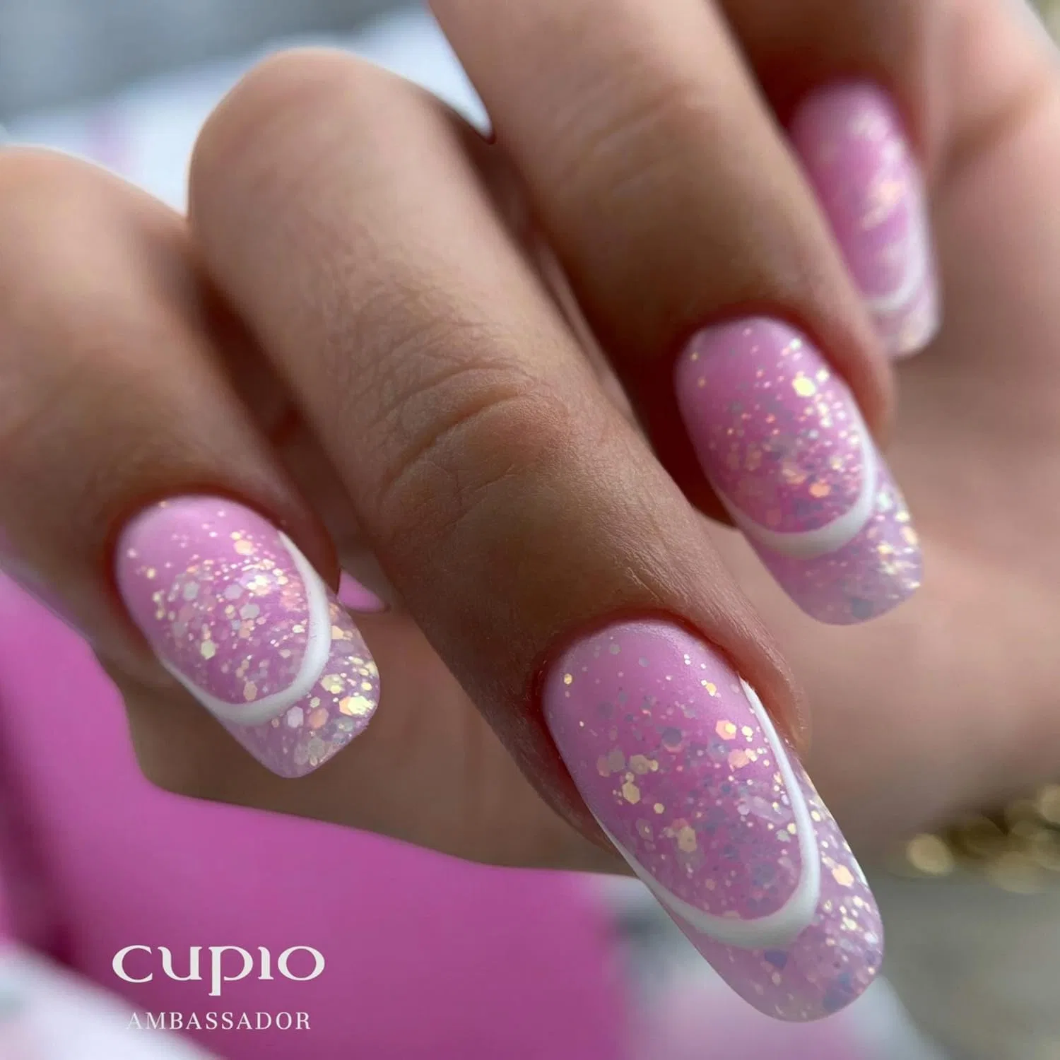 Гель для наращивания ногтей Cupio Glitter Glam Builder Gel, 15 мл Cupio — фото 3