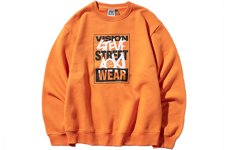 

Vision Street Wear Свитшот унисекс оранжево-красная