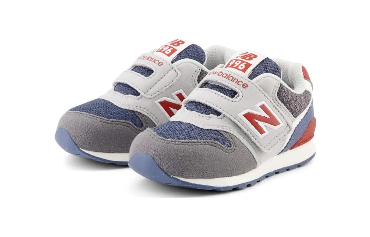 New Balance Удобные низкие детские туфли серого цвета для младенцев и малышей — фото 3