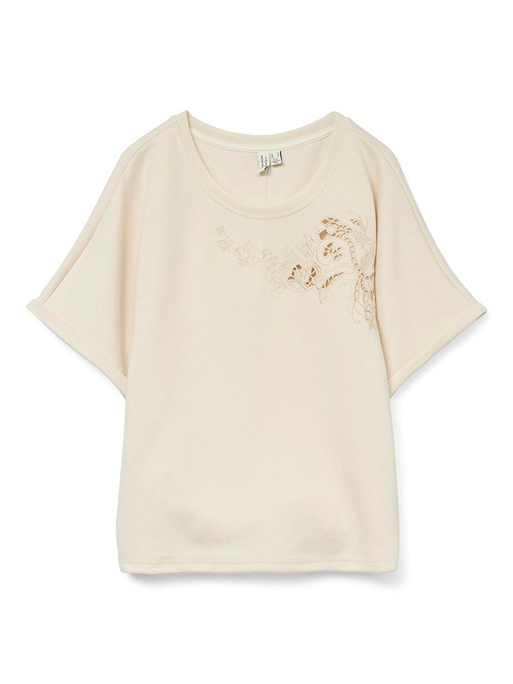 

Vero Moda Футболка кремового цвета, Бежевый, Vero Moda Футболка кремового цвета