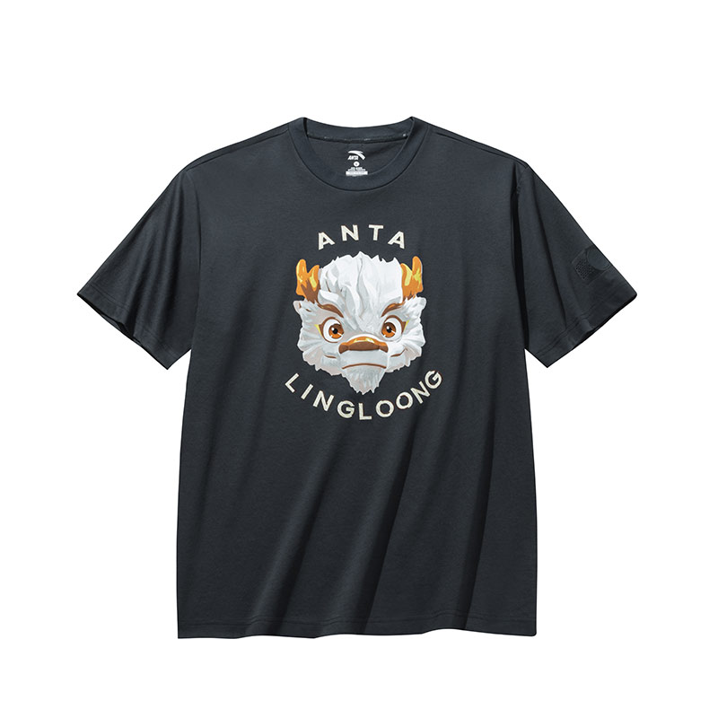 

Футболка Anta Sports Life Collection унисекс восково-серого цвета