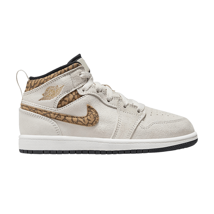 

Кроссовки Air Jordan Air Jordan 1 Mid SE PS 'Brown Elephant', коричневый