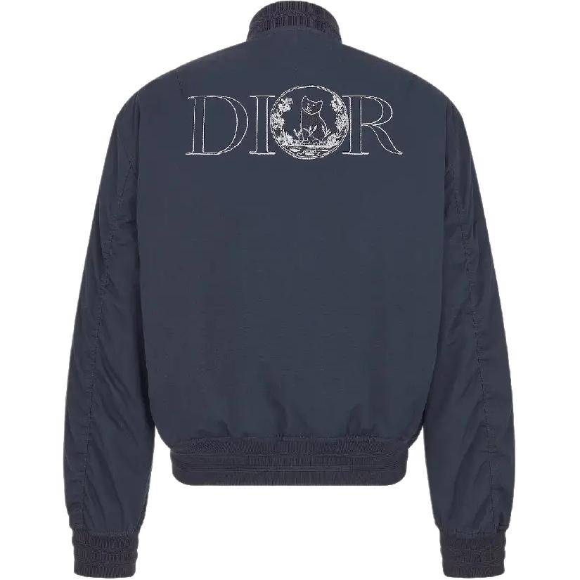 DIOR Летняя куртка мужская морской синий, Marine Blue — фото 3