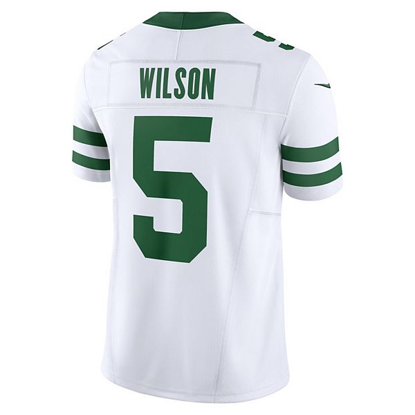 Футболка Garrett Wilson Legacy White New York Jets Vapor FUSE Limited Nike — фото 4