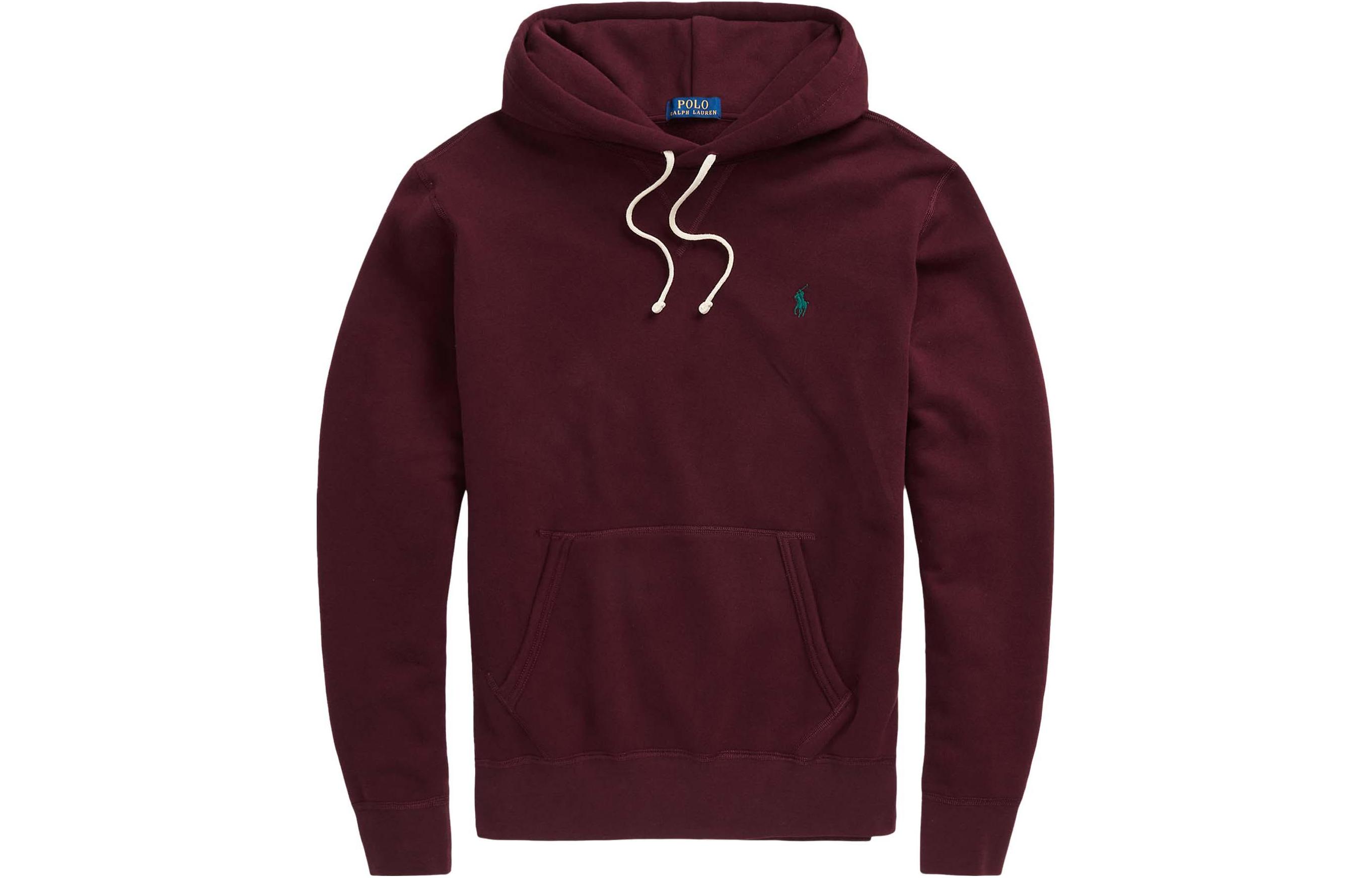 

Лупбэк коттон свитшот Polo Ralph Lauren, красный