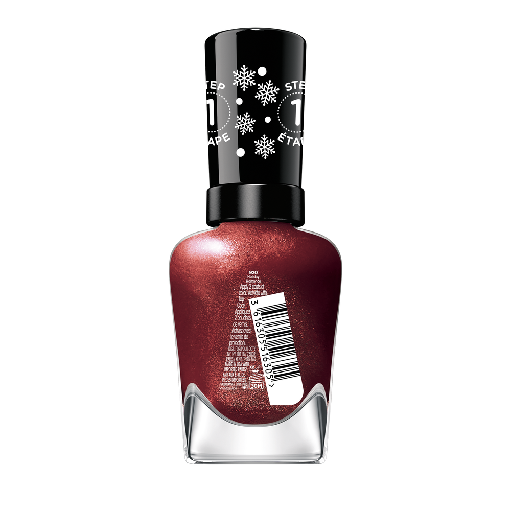 Лак для ногтей Miracle gel holiday esmalte de uñas Sally Hansen, цвет 920-Holiday Romance, 9,17 мл. — фото 2