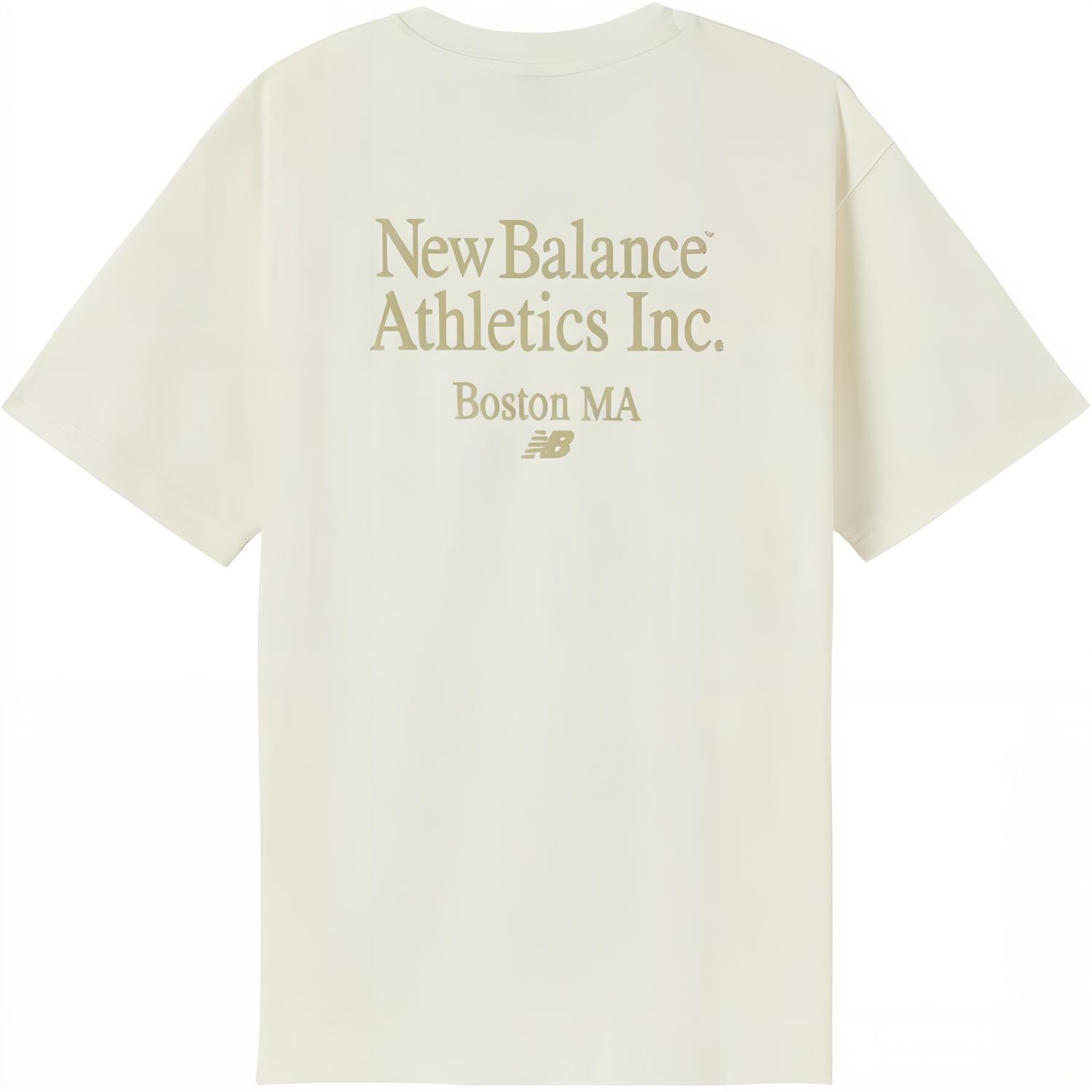 

Футболка мужская цвета экрю New Balance, Ecru