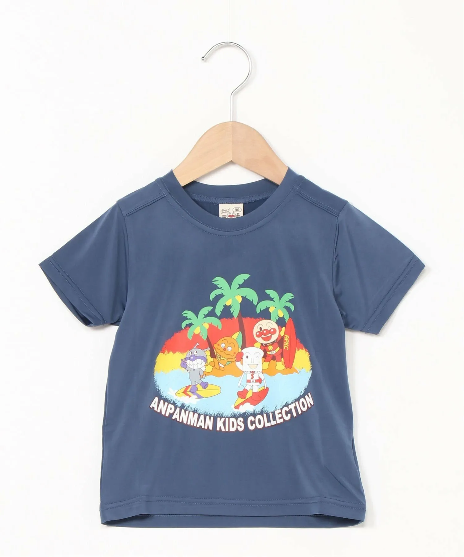 Футболка с принтом «Амфибийный серфинг» APKC/(K) Anpanman Kids Collection, Navy — фото 2