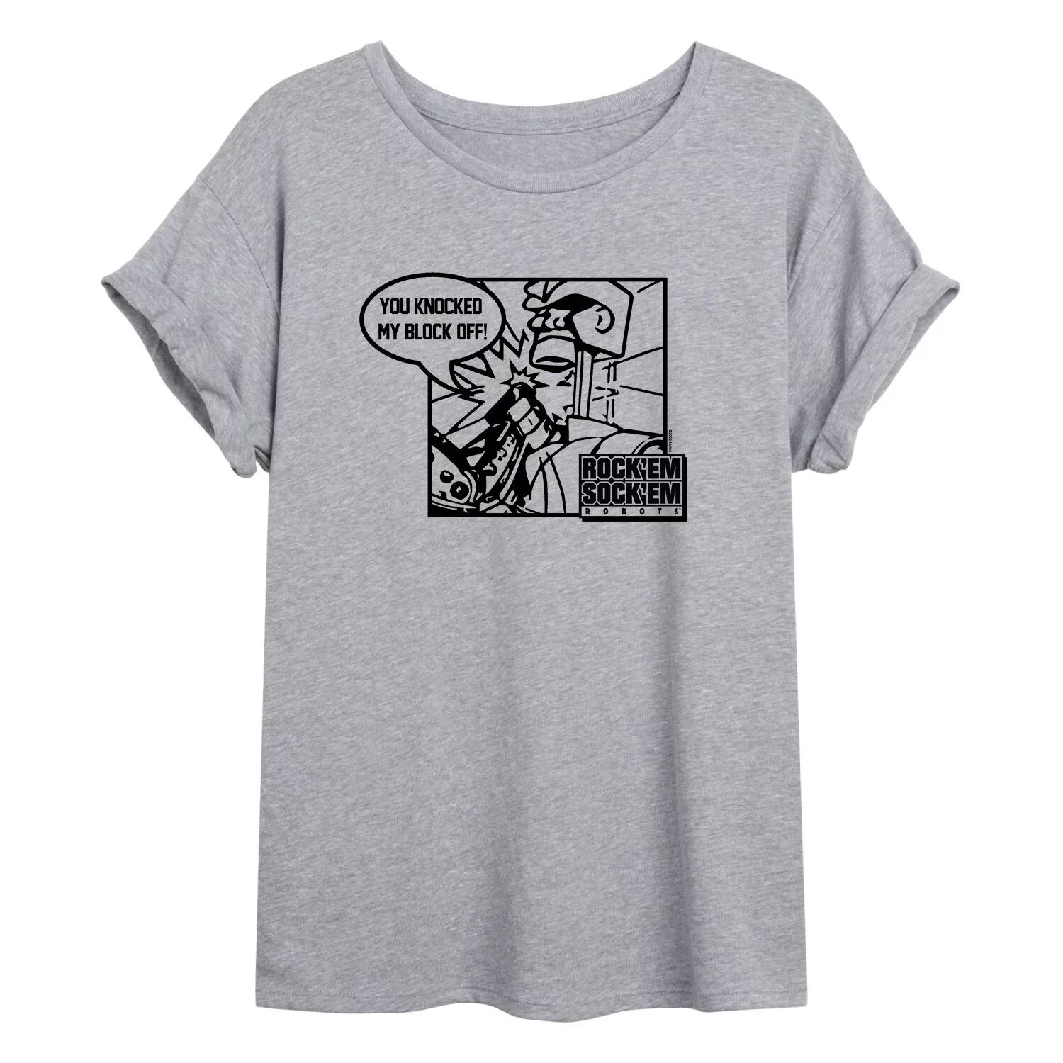 

Футболка с рисунком «You Knocked My Block Off» для юниоров Rock 'Em Sock 'Em Robots Licensed Character