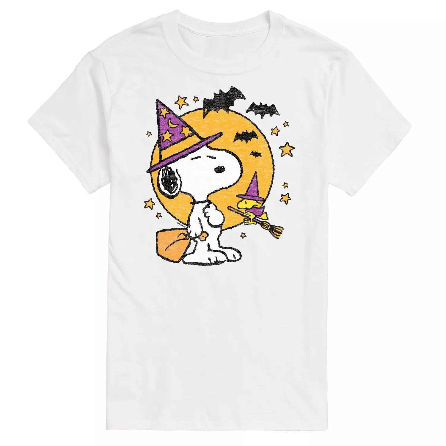 

Футболка с рисунком Big & Tall Peanuts Snoopy Witchcraft Licensed Character, белый