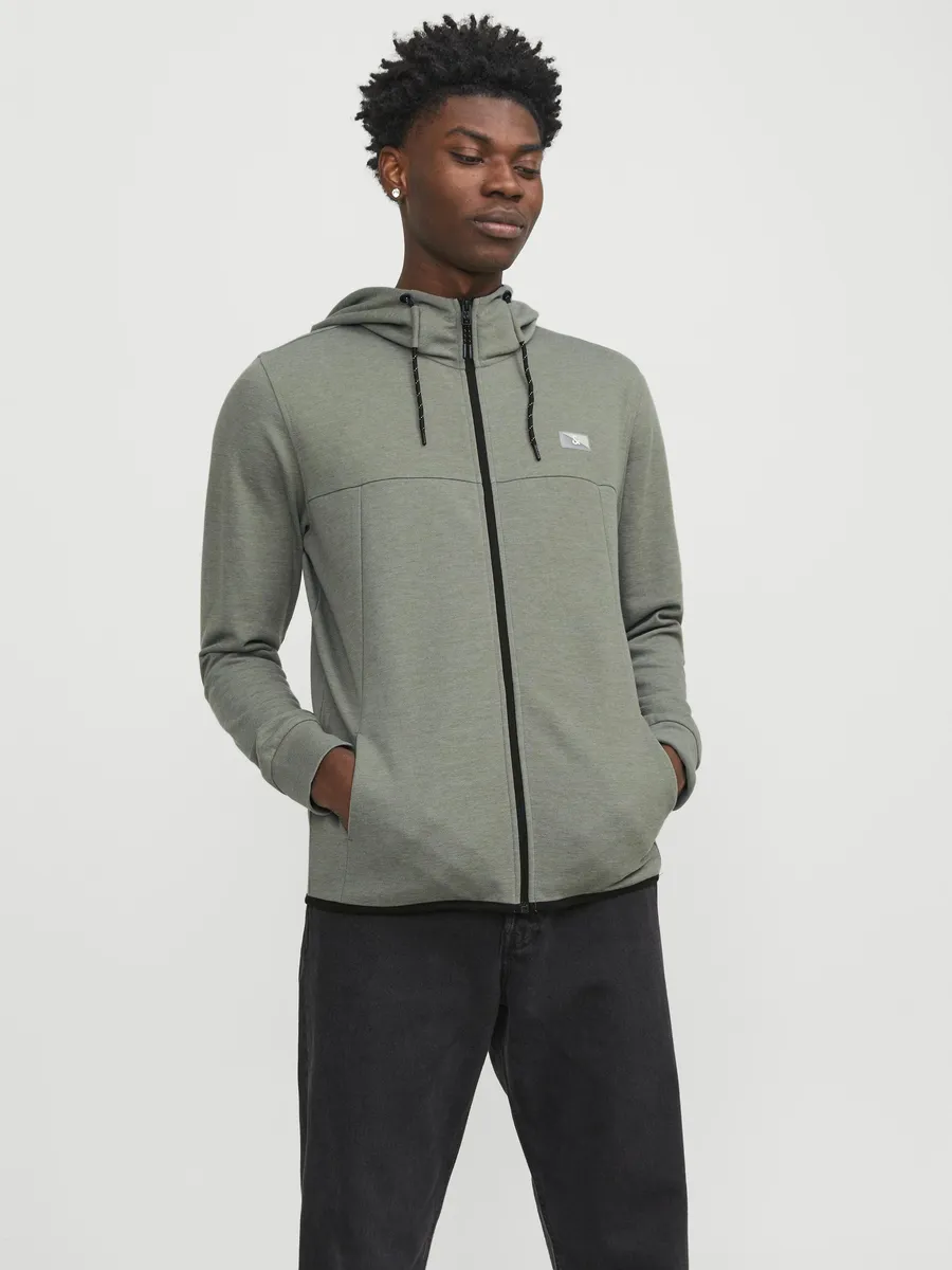 

Толстовка Jack & Jones с капюшоном "JCOAIR SWEAT ZIP HOOD NOOS.", цвет Desert Sage