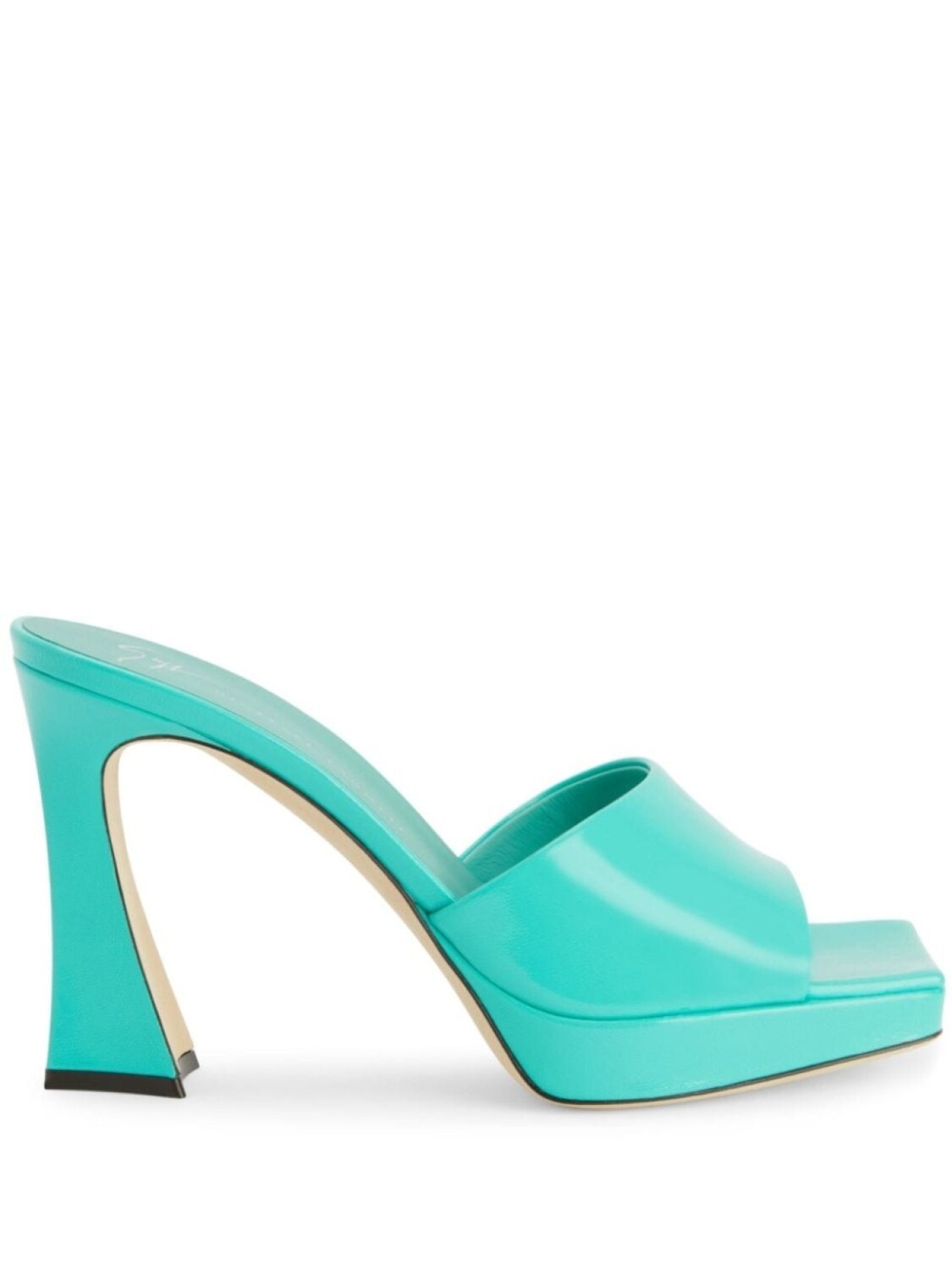 

Giuseppe Zanotti босоножки Solhene 100 на платформе, зеленый