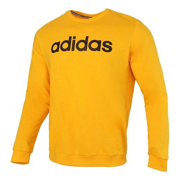 

Толстовка adidas Round Neck Casual Pullover Long Sleeves Yellow, желтый