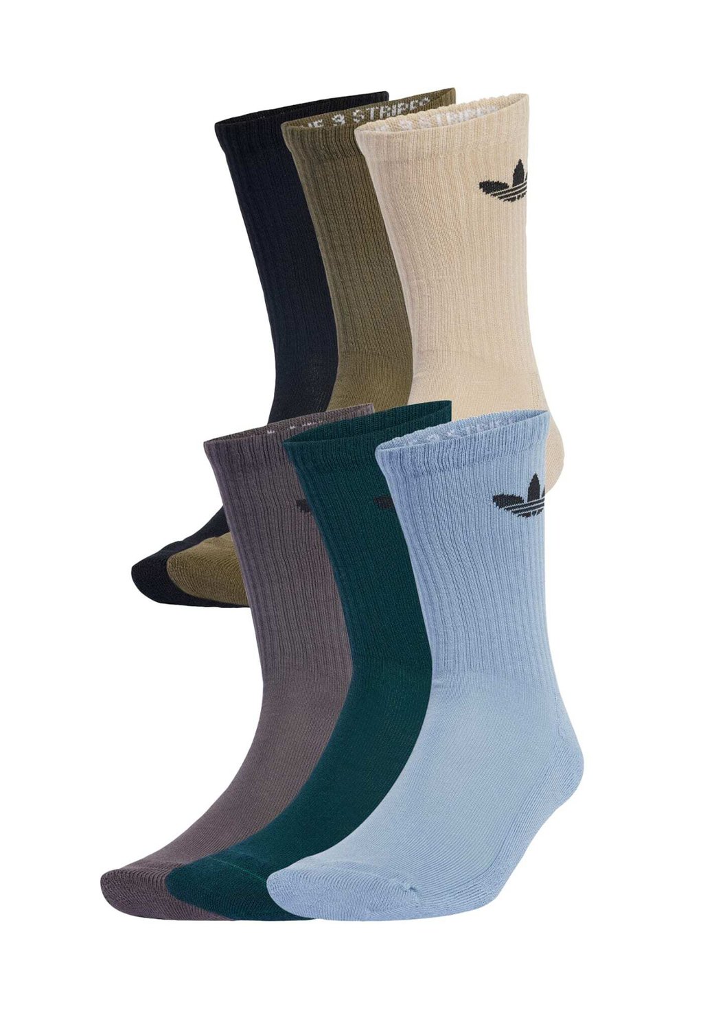 

Носки TR CREW S 6PACK Adidas Originals, мультиколор