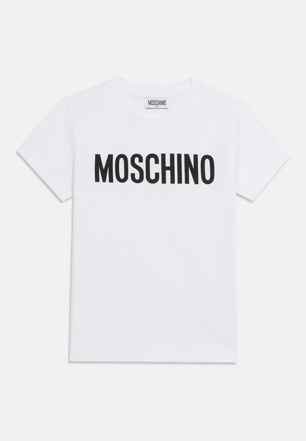 Футболка унисекс с принтом Moschino, Bianco Ottico — фото 3