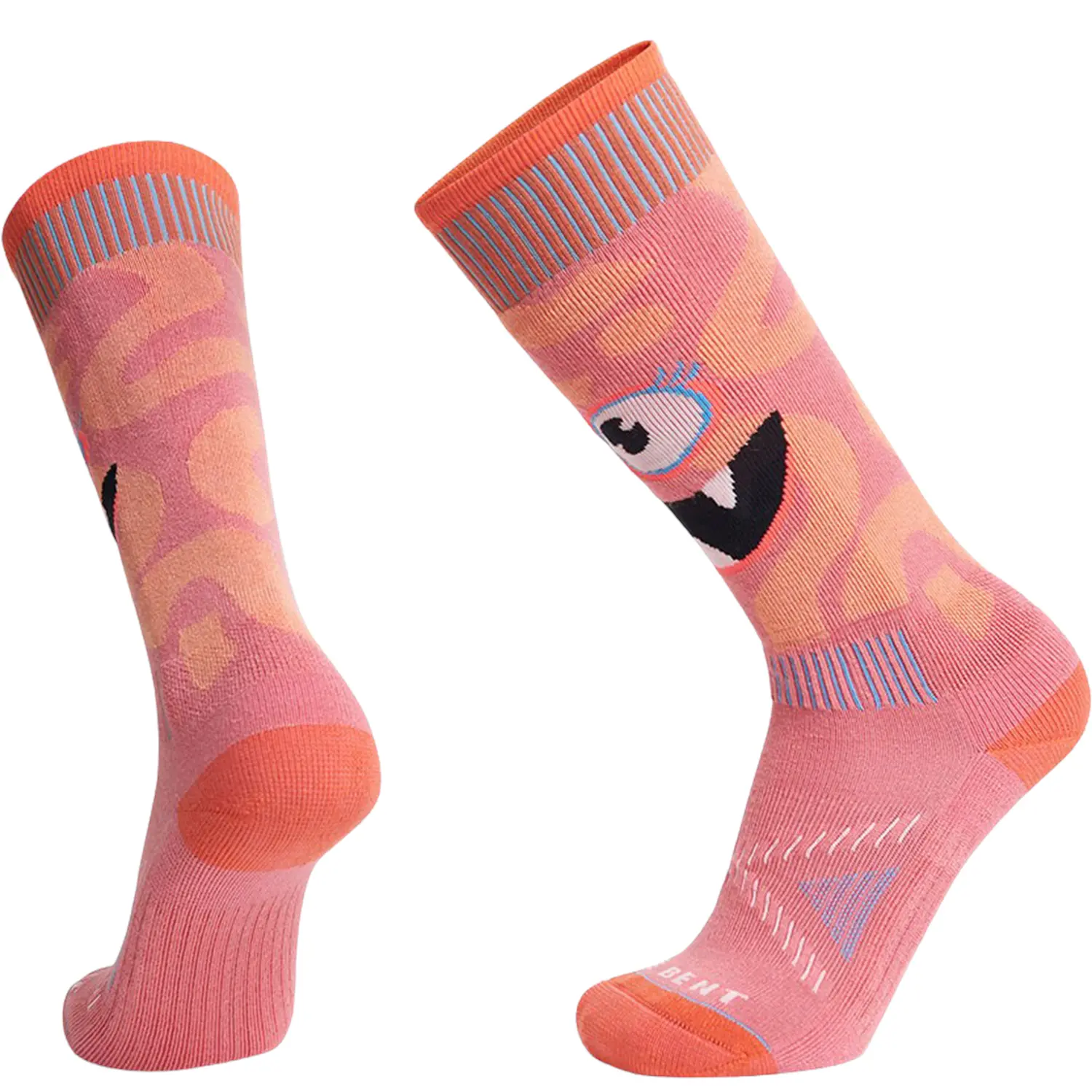 

Носки Le Bent Monster Party Light Snow, цвет Strawberry Pink