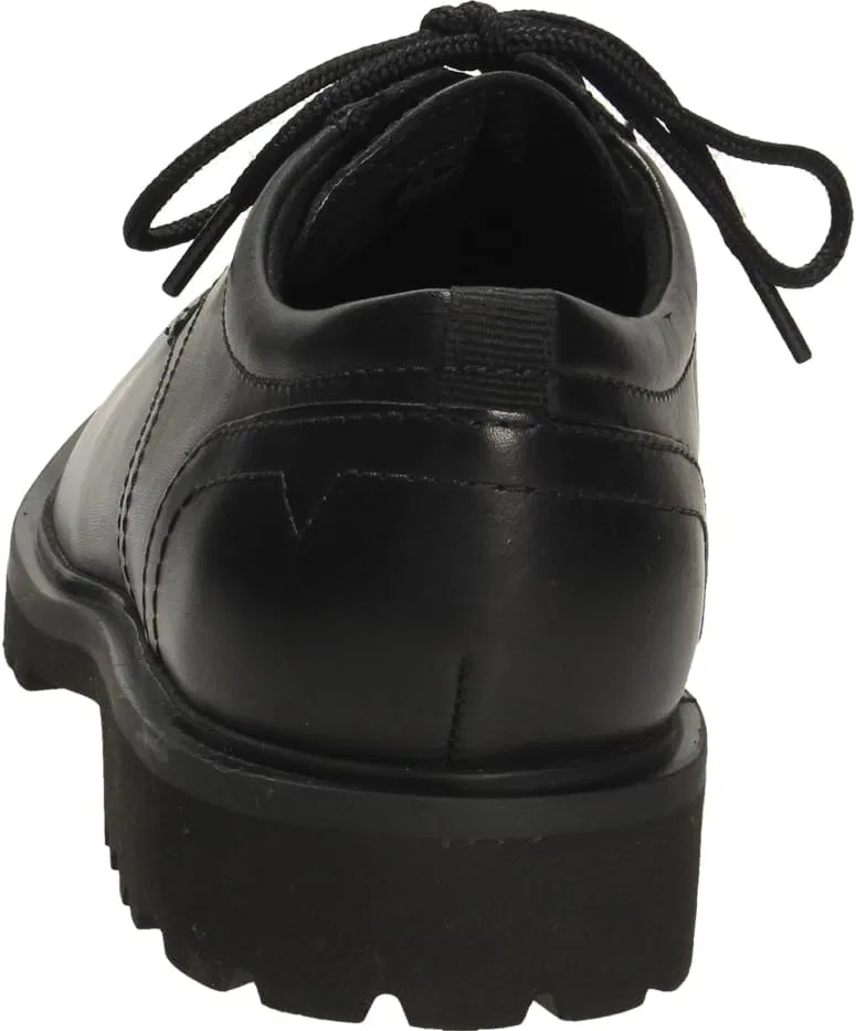 Мужские туфли Clarks Berwick на шнуровке, 2-Black (Black Leather) — фото 3