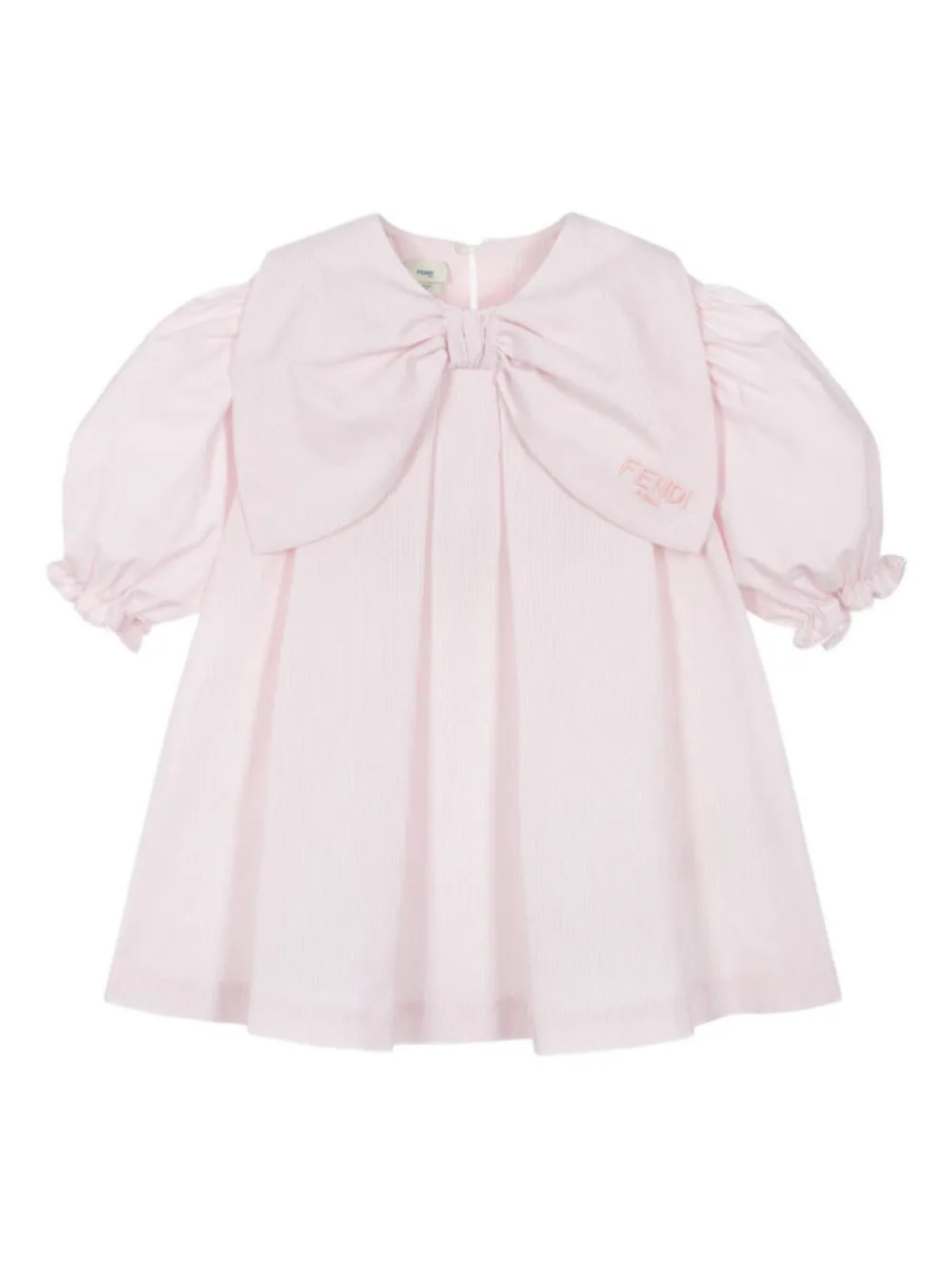 

Платье Fendi Kids с большим бантом, розовый