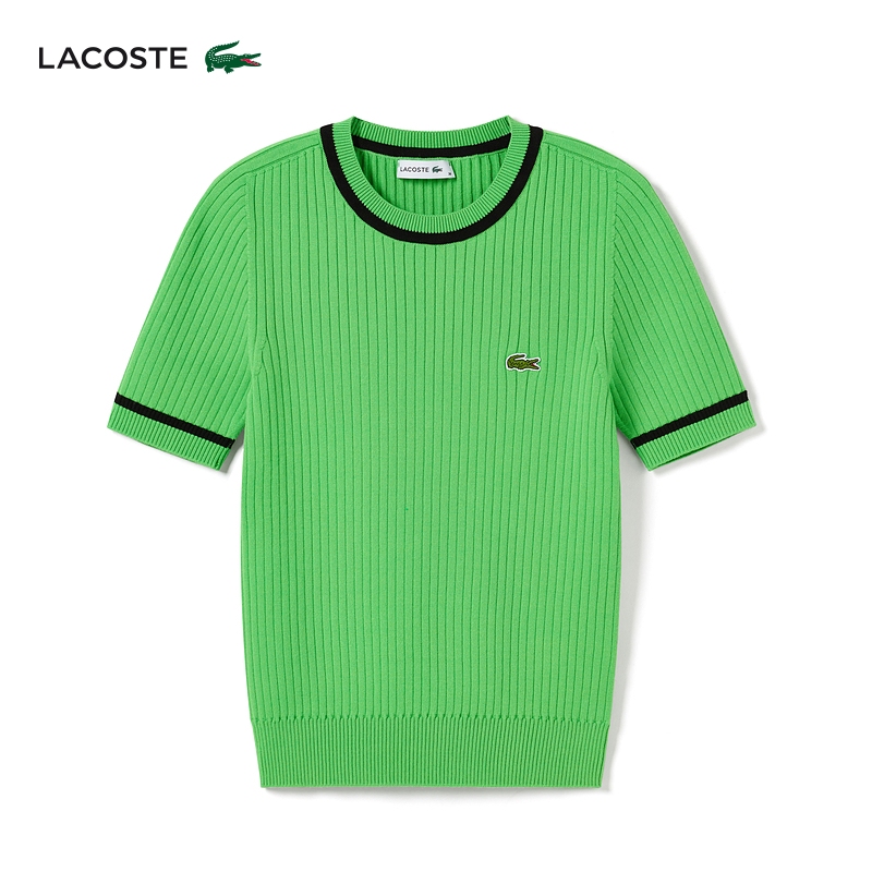 

Футболка женская Lacoste с короткими рукавами, бирюзовый