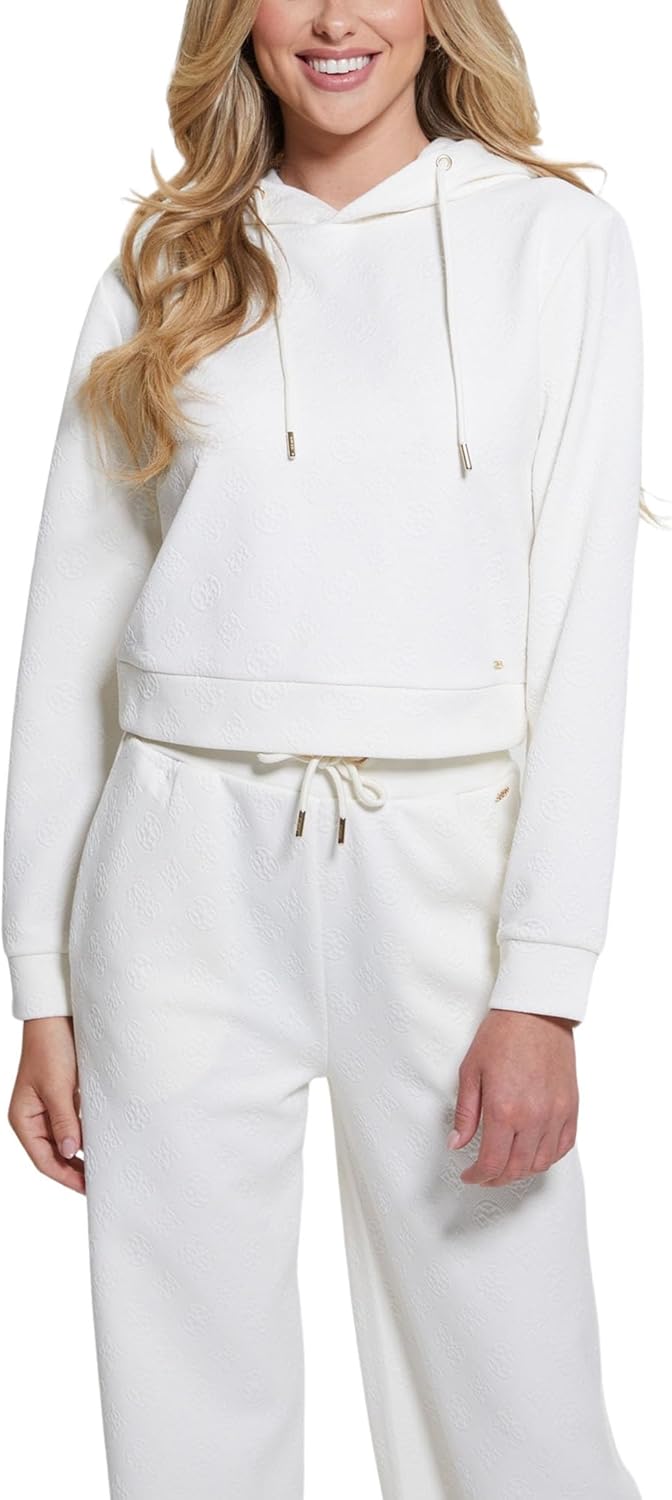 

Толстовка с капюшоном GUESS Women's Eco Peony Logo, Peony Dove White Aop, Белый, Толстовка с капюшоном GUESS Women's Eco Peony Logo, Peony Dove White Aop