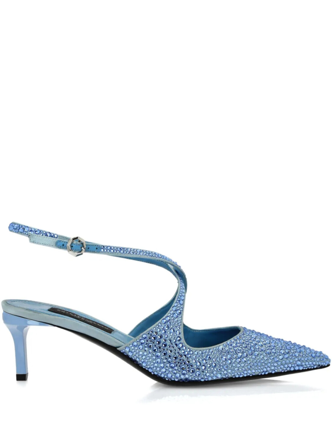 

Туфли-лодочки Philipp Plein 55 мм Slingback Strass, синий
