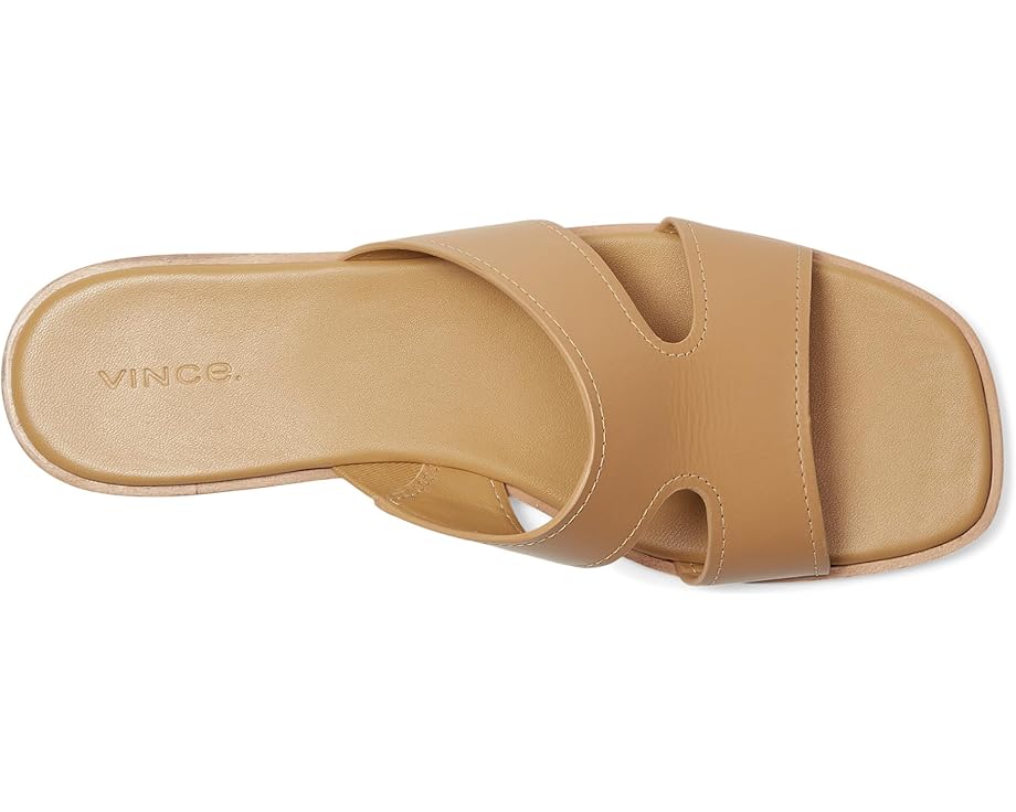 Сандалии Vince Meyers Slide Sandals, цвет Light Sable Beige Leather — фото 2