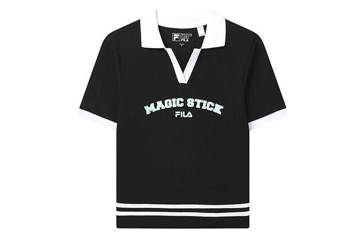 

Футболка-поло X Magic Stick Joint Series женская, цвет черный как смоль Fila