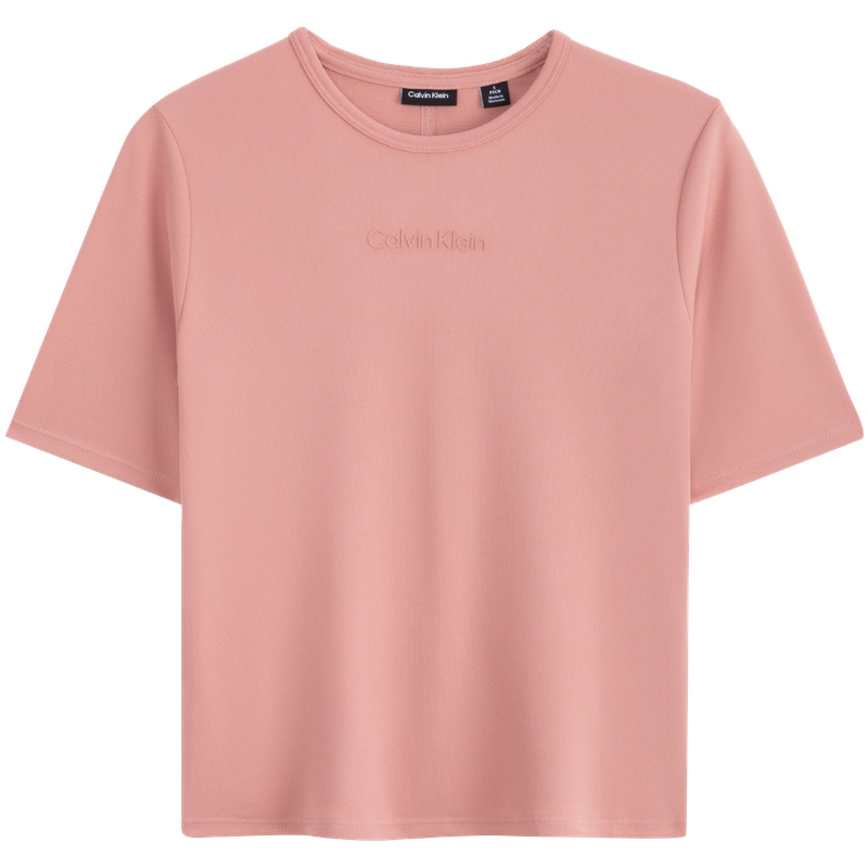 

Футболка Performance с рельефным логотипом Calvin Klein, 001-Space Black
