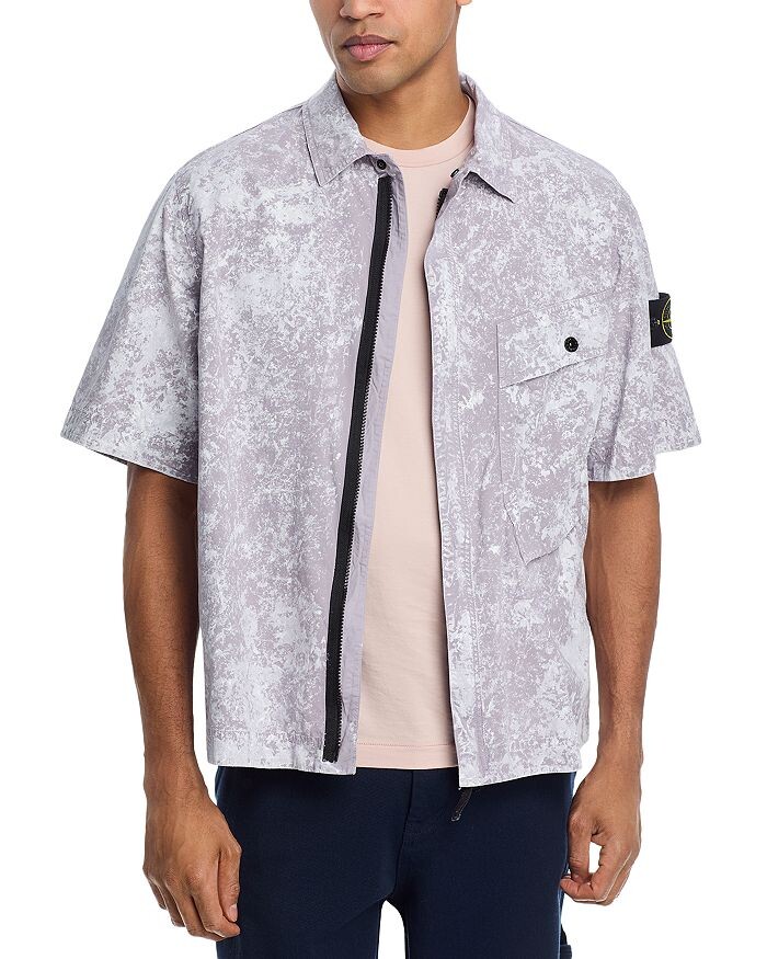 

Camicia Рубашка с коротким рукавом Regular Fit Stone Island, серый
