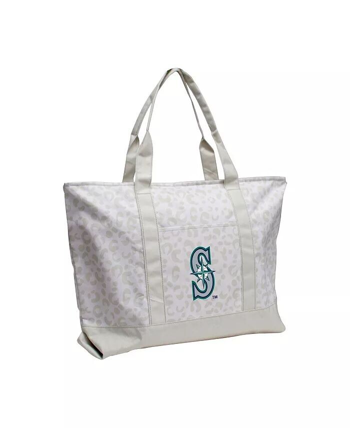 

Женская сумка-тоут Seattle Mariners с леопардовым узором Logo Brands
