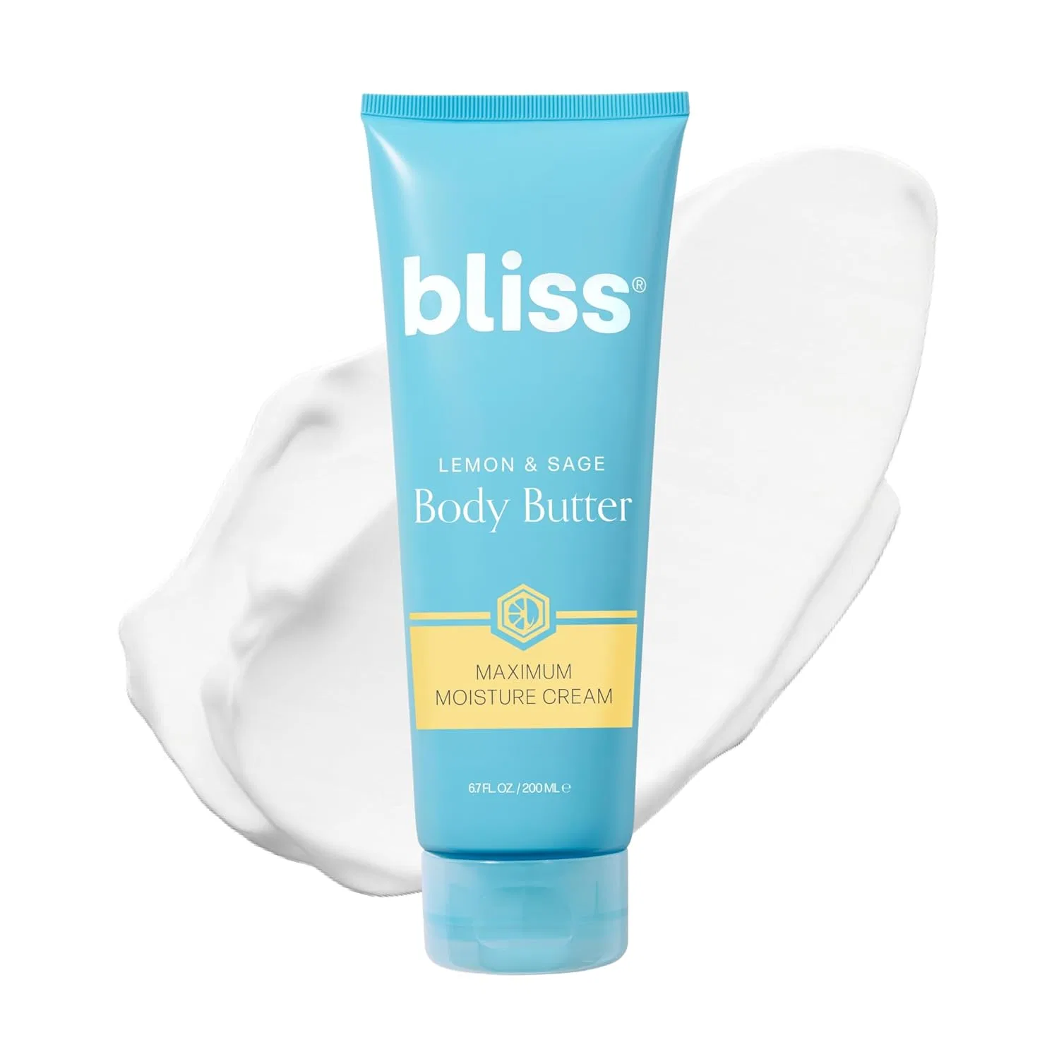 Крем-масло для тела Lemon + Sage от Bliss Maximum Moisture 200 мл Bliss