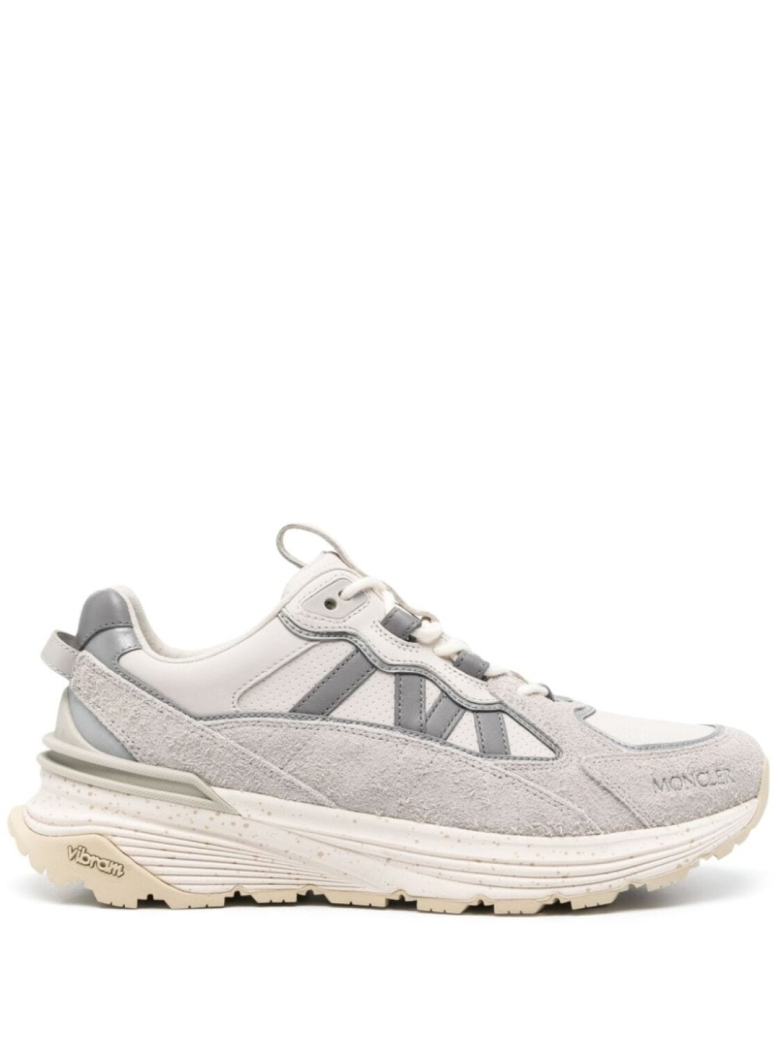 

Moncler кроссовки Lite Runner на шнуровке, серый