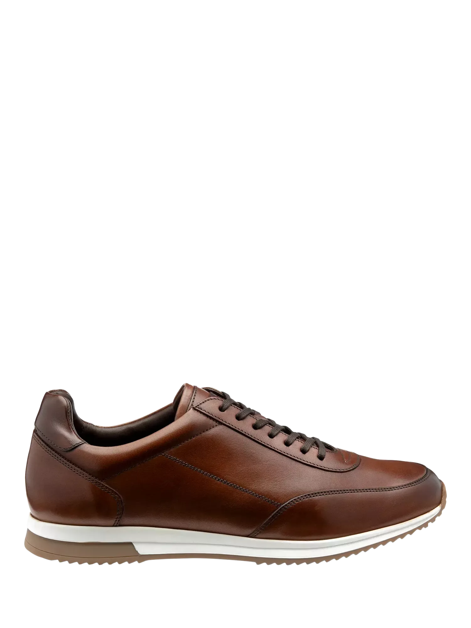 Кожаные кроссовки Bannister, цвет кедровый Loake