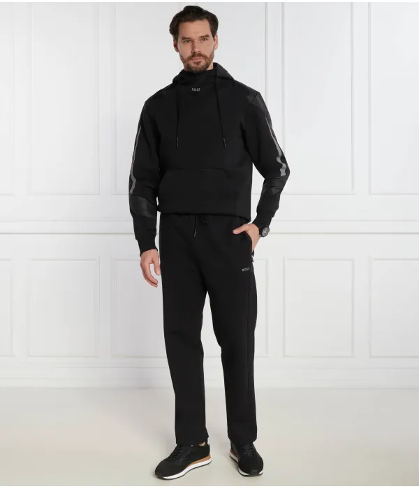 Спортивные штаны Hadim 1 Straight fit Boss Green, черный — фото 2