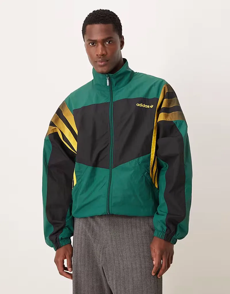 Спортивная куртка Adidas Originals Santiago зеленого цвета