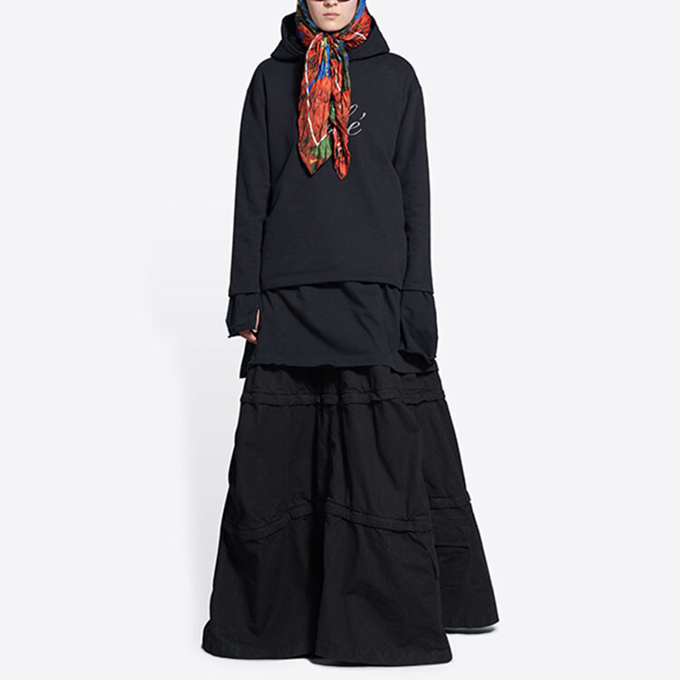 Толстовка женская Balenciaga BeBe, черный — фото 2
